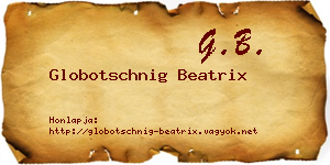 Globotschnig Beatrix névjegykártya